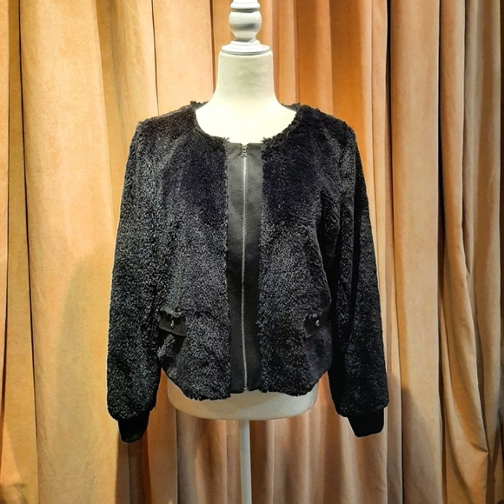 Relativity faux fur jacket